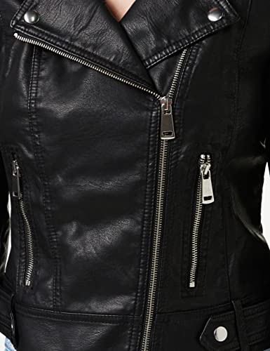 Vero Moda NOS Damen Vmkerriultra Short Coated Jacket Noos Jacke, Schwarz (Black Black) - 3