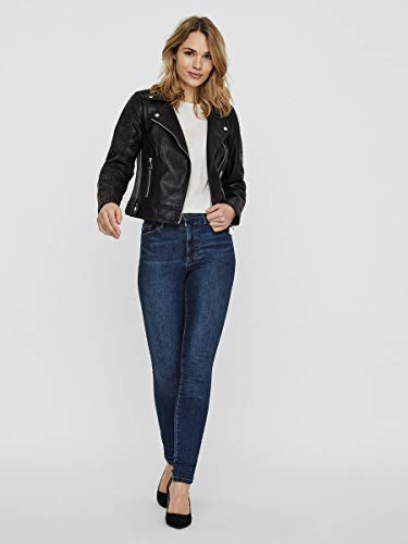 Vero Moda NOS Damen Vmkerriultra Short Coated Jacket Noos Jacke, Schwarz (Black Black) - 9